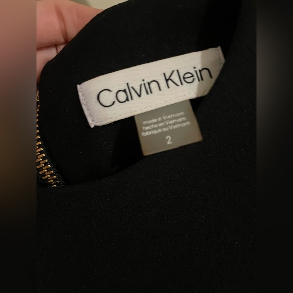 Sleeveless Sheath Calvin Klein Dress in Black Size 2 - Picture 5 of 7